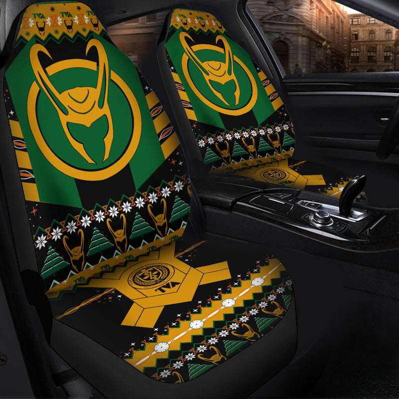 Loki Christmas Premium Custom Car Seat Covers Decor Protectors Nearkii