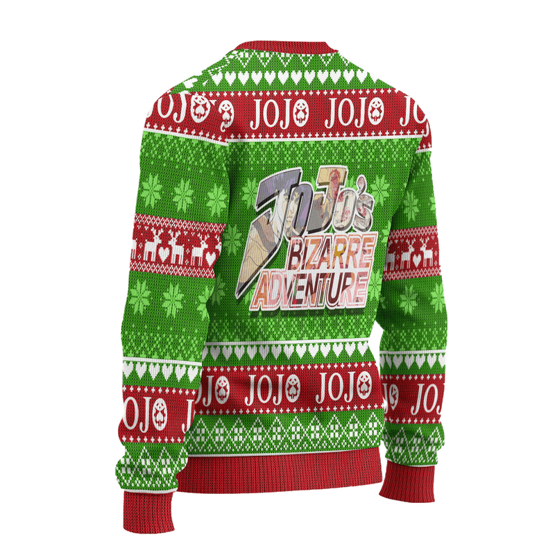 JoJos Bizarre Adventure Anime Ugly Christmas Sweater Custom Xmas Gift Nearkii