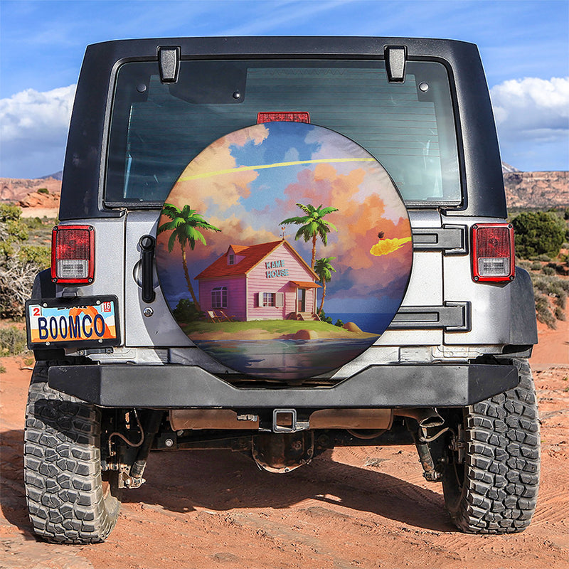 Kame House Dragon Ball Anime Jeep Car Spare Tire Covers Gift For Campers Nearkii