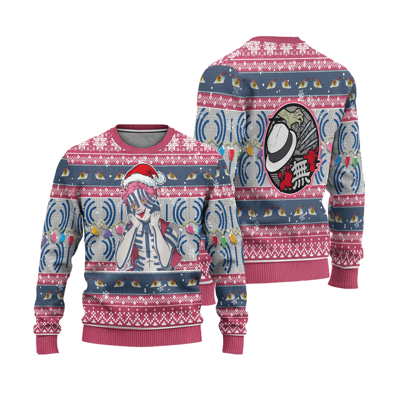 Demon Slayer Akaza Anime Ugly Christmas Sweater Xmas Gift Nearkii