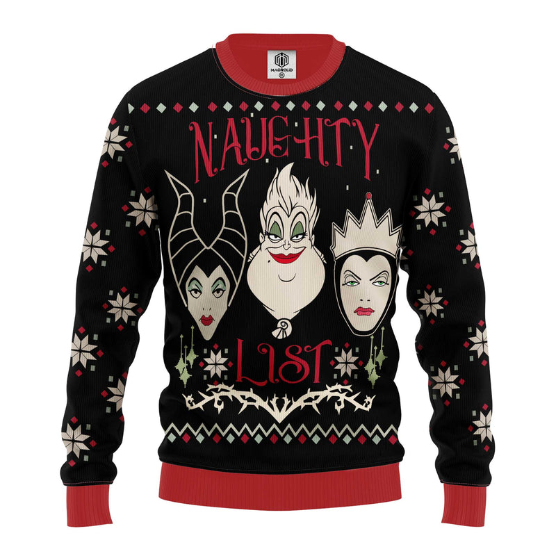 Villains Naughty Ugly Christmas Sweater Amazing Gift Idea Thanksgiving Gift Nearkii