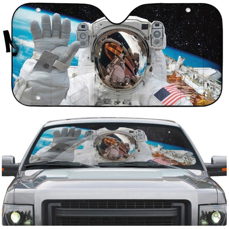 NASA Astronaut Custom Car Auto Sun Shades Windshield Accessories Decor Gift Nearkii