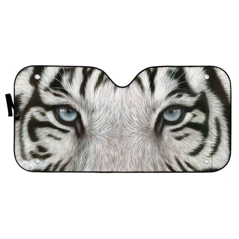 White Tiger Eyes Car Auto Sun Shades Windshield Accessories Decor Gift Nearkii