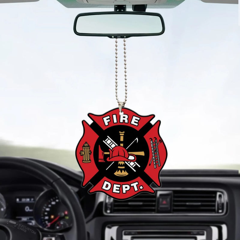 Firefighter Symbol Car Ornament Custom Car Accessories Decorations Nearkii
