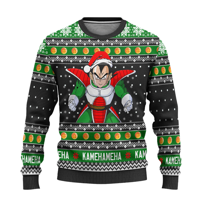 Vegeta Dragon Ball Anime Ugly Christmas Sweater Xmas Gift Nearkii