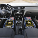 US Independence Day US Army Silhouette Star Car Floor Mats Car Accessories Nearkii