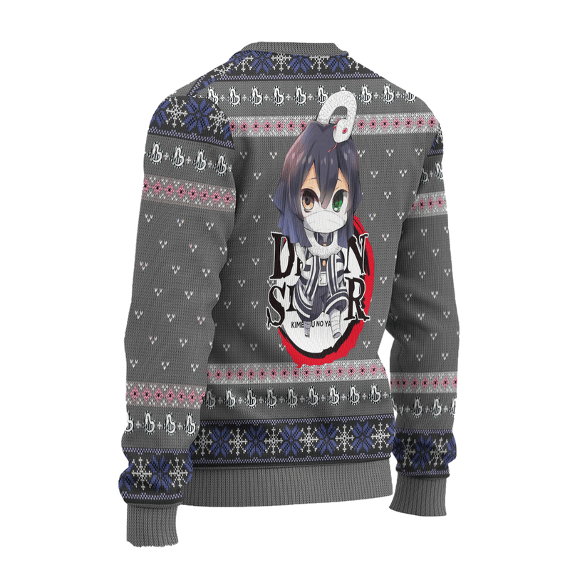 Obanai Iguro Demon Slayer Anime Ugly Christmas Sweater Xmas Gift Nearkii