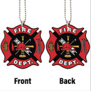 Firefighter Symbol Car Ornament Custom Car Accessories Decorations Nearkii
