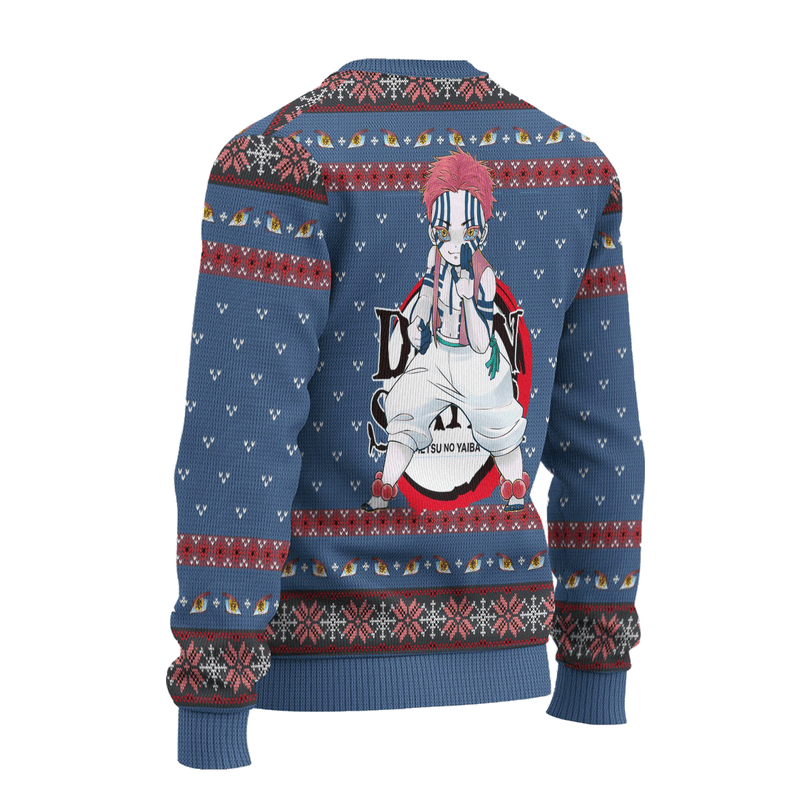 Akaza Demon Slayer Anime Ugly Christmas Sweater Xmas Gift Nearkii