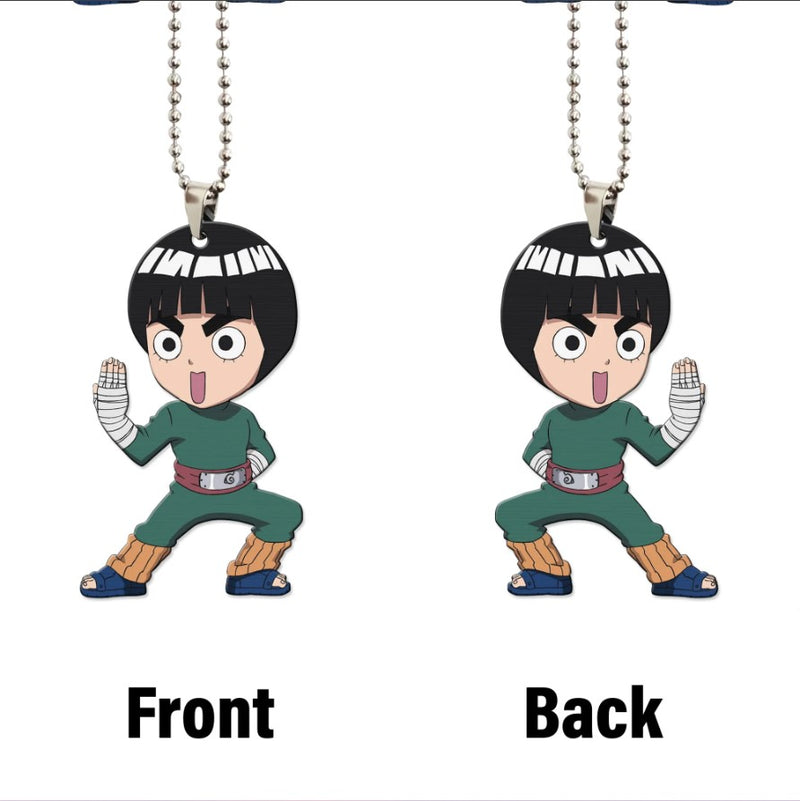 Naruto Rock Lee Car Ornament Custom Car Accessories Decorations Nearkii