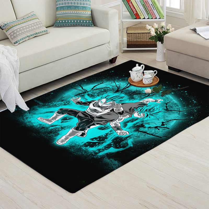 Goku Vegeta Moonlight Area Carpet Rug Home Decor Bedroom Living Room Decor Nearkii