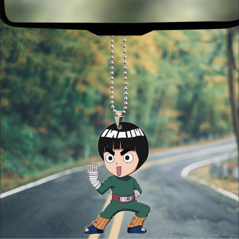 Naruto Rock Lee Car Ornament Custom Car Accessories Decorations Nearkii