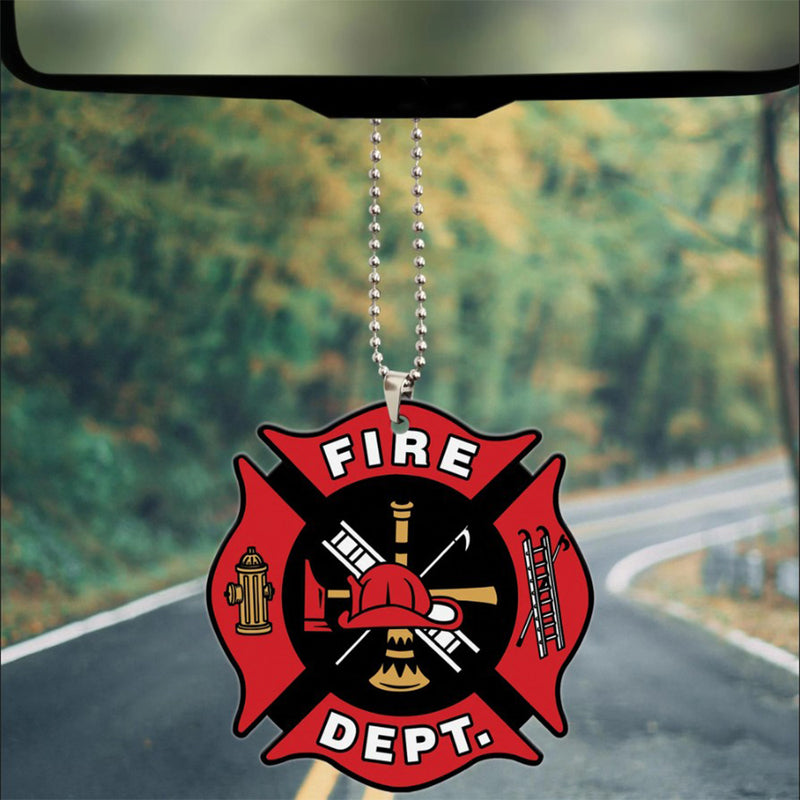Firefighter Symbol Car Ornament Custom Car Accessories Decorations Nearkii