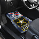 US Independence Day US Army Silhouette Star Car Floor Mats Car Accessories Nearkii