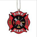 Firefighter Symbol Car Ornament Custom Car Accessories Decorations Nearkii