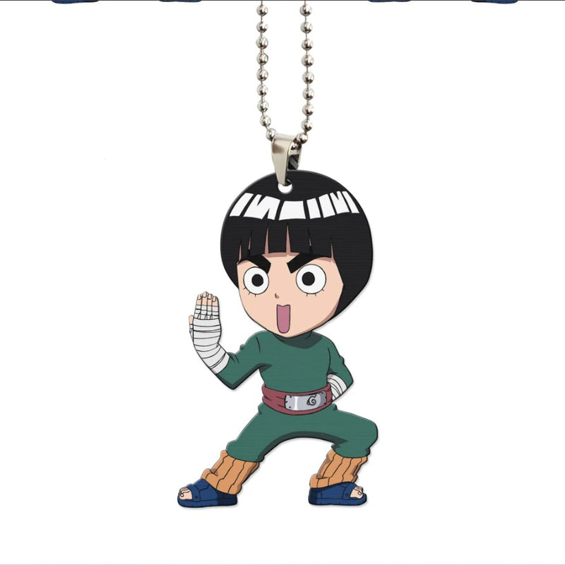 Naruto Rock Lee Car Ornament Custom Car Accessories Decorations Nearkii