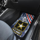 US Independence Day US Army Silhouette Star Car Floor Mats Car Accessories Nearkii