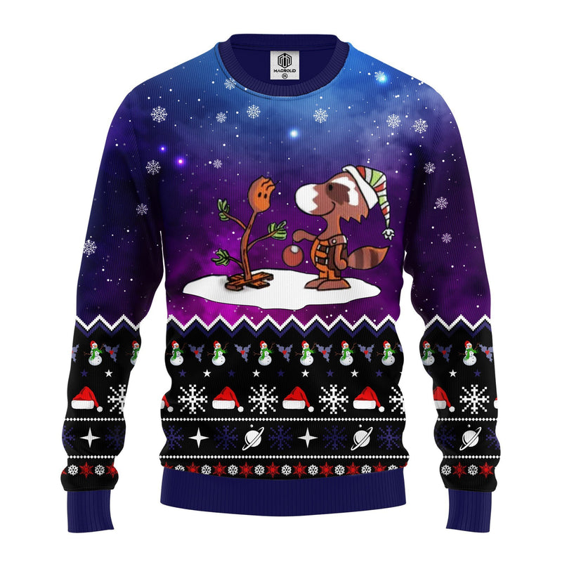 Guardian Of Galaxy X Snoopy Ugly Christmas Sweater Amazing Gift Idea Thanksgiving Gift Nearkii