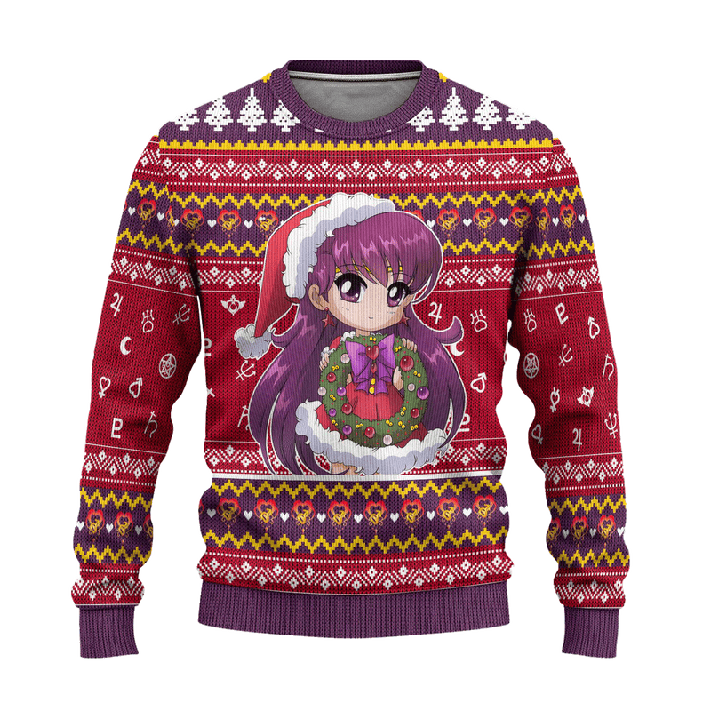 Sailor Mars Ugly Christmas Sweater Sailor Moon Anime Xmas Gift Nearkii