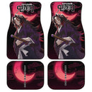 Demon Slayers Anime Car Floor Mats Kokushibo Kimetsu no Yaiba Car Accessories Nearkii