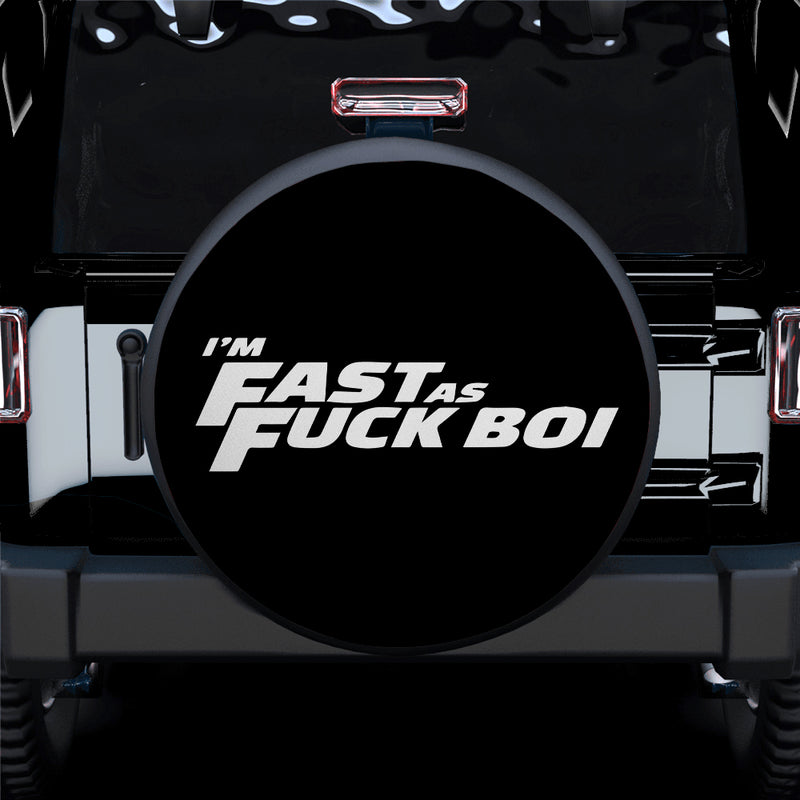 Funny I'm Fast As Jeep Car Spare Tire Covers Gift For Campers Nearkii