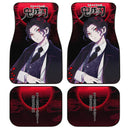 Demon Slayers Anime Car Floor Mats Muzan Kibutsuji Kimetsu no Yaiba Car Accessories Nearkii
