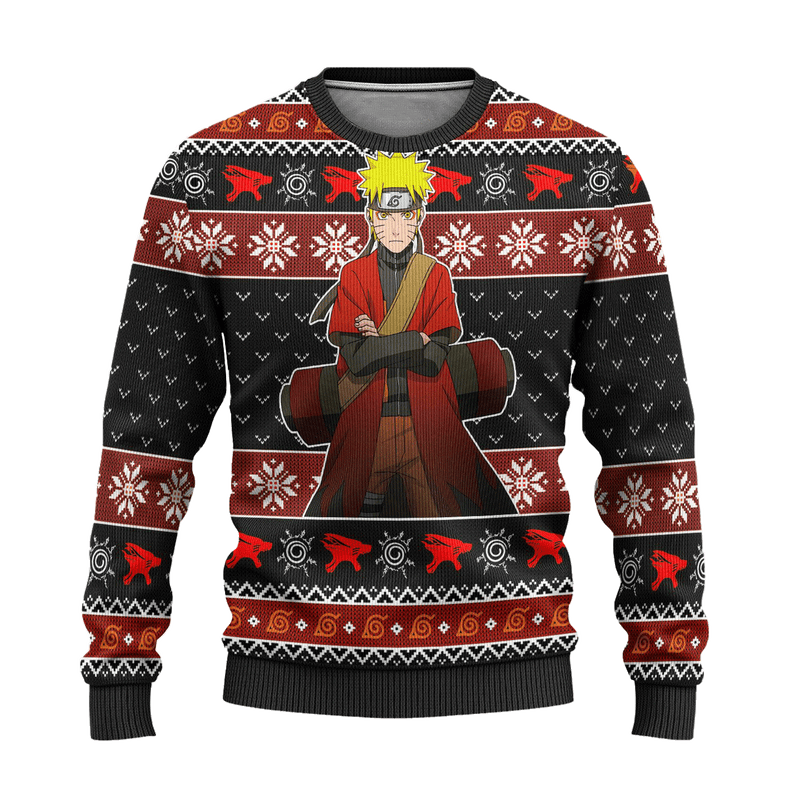 Naruto Sage Mode Anime Ugly Christmas Sweater Xmas Gift Nearkii