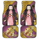 Demon Slayer Nezuko Kamado Car Floor Mats Anime Car Accessories Nearkii