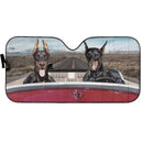 Doberman Dogs Custom Car Auto Sun Shades Windshield Accessories Decor Gift Nearkii