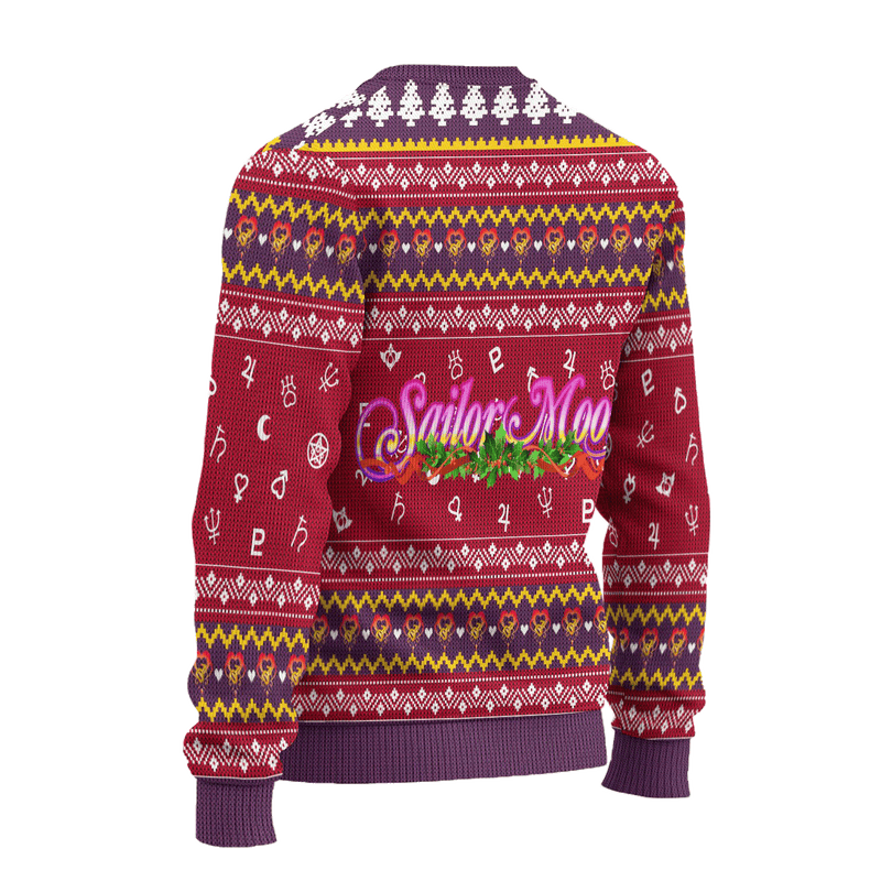 Sailor Mars Ugly Christmas Sweater Sailor Moon Anime Xmas Gift Nearkii