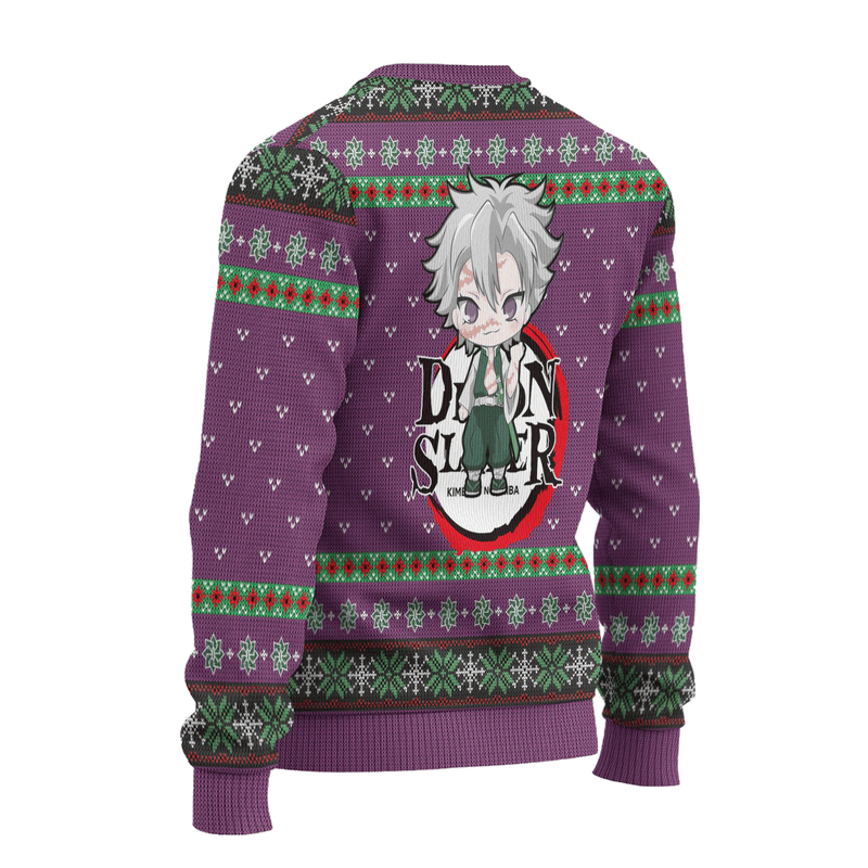 Sanemi Shinazugawa Demon Slayer Anime Ugly Christmas Sweater Xmas Gift Nearkii