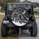 Mandala Sunrise Moutain Wild Car Spare Tire Cover Gift For Campers Nearkii