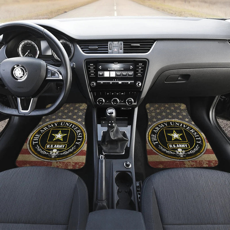 US Independence Day US Army University Always Faithful Car Floor Mats Car Accessories Nearkii