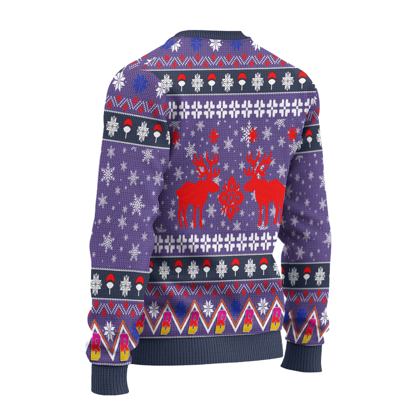 Sasuke Uchiha Anime Ugly Christmas Sweater Custom Boruto Xmas Gift Nearkii