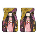Demon Slayer Nezuko Kamado Car Floor Mats Anime Car Accessories Nearkii