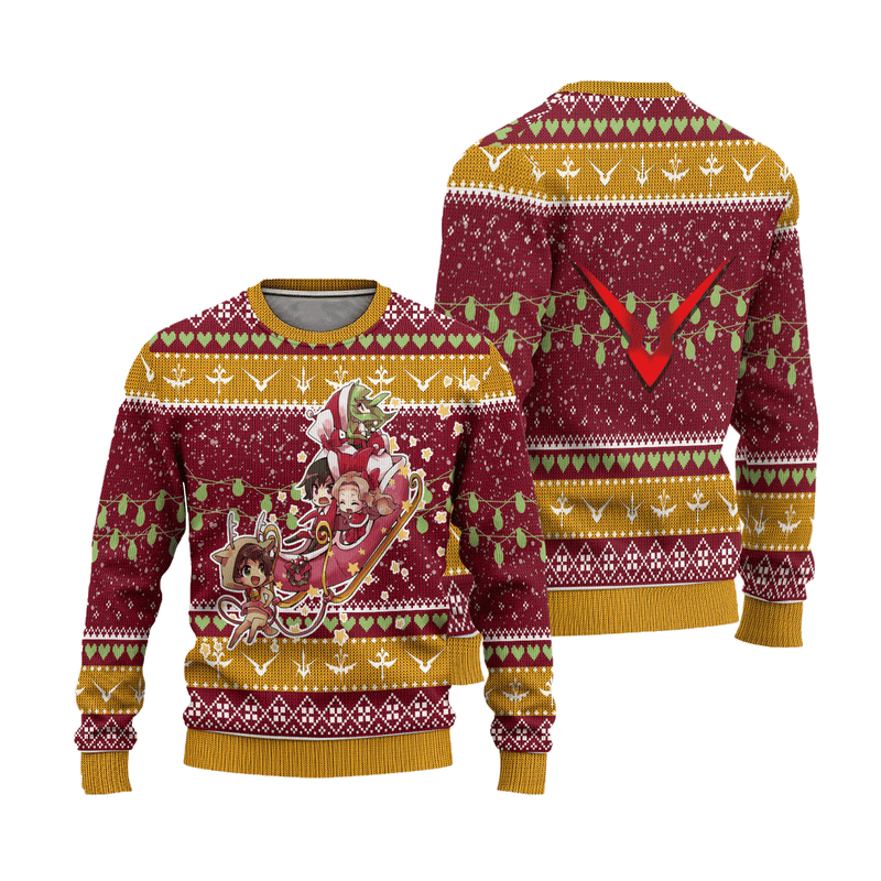 Code Geass Anime Ugly Christmas Sweater Custom Chibi Xmas Gift Nearkii