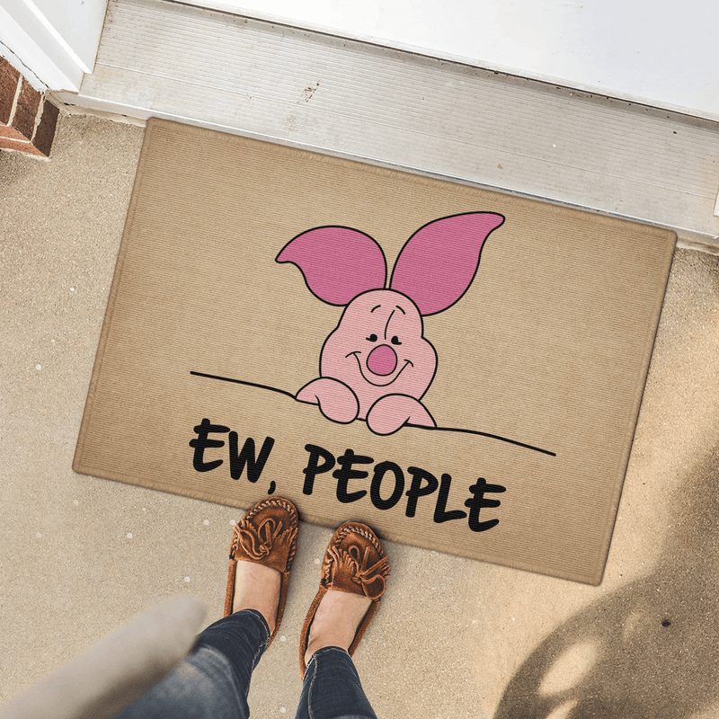 Lovely Piglet Ew People Doormat Home Decor Nearkii