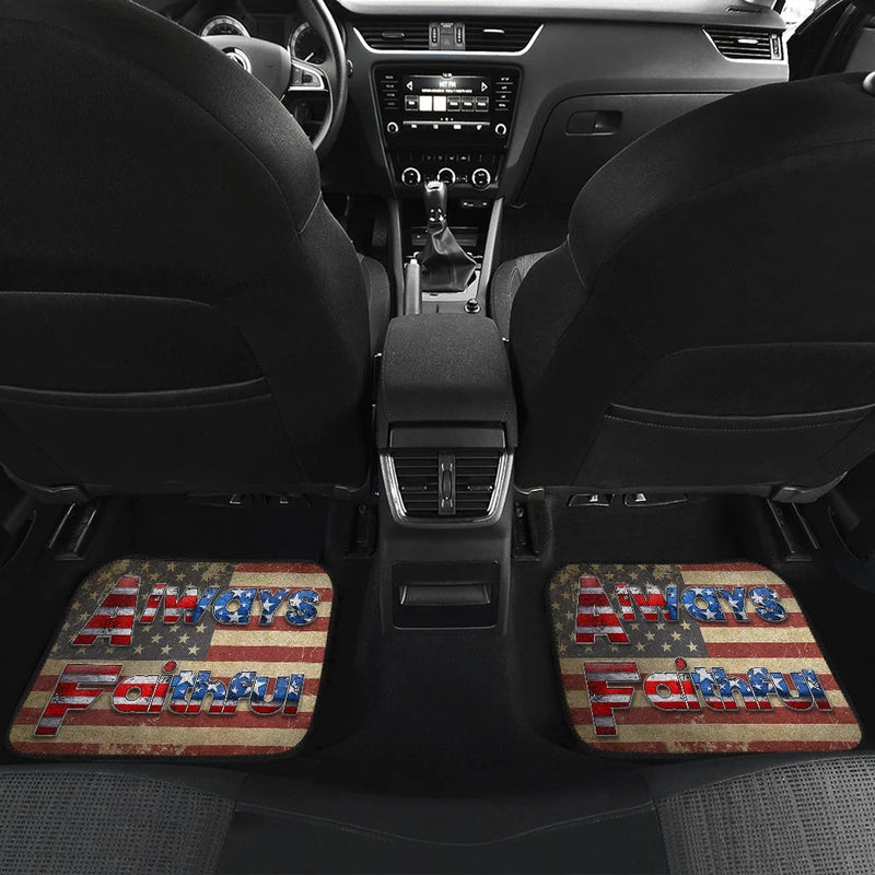 US Independence Day US Army University Always Faithful Car Floor Mats Car Accessories Nearkii