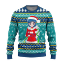Sailor Mercury Ugly Christmas Sweater Sailor Moon Anime Xmas Gift Nearkii