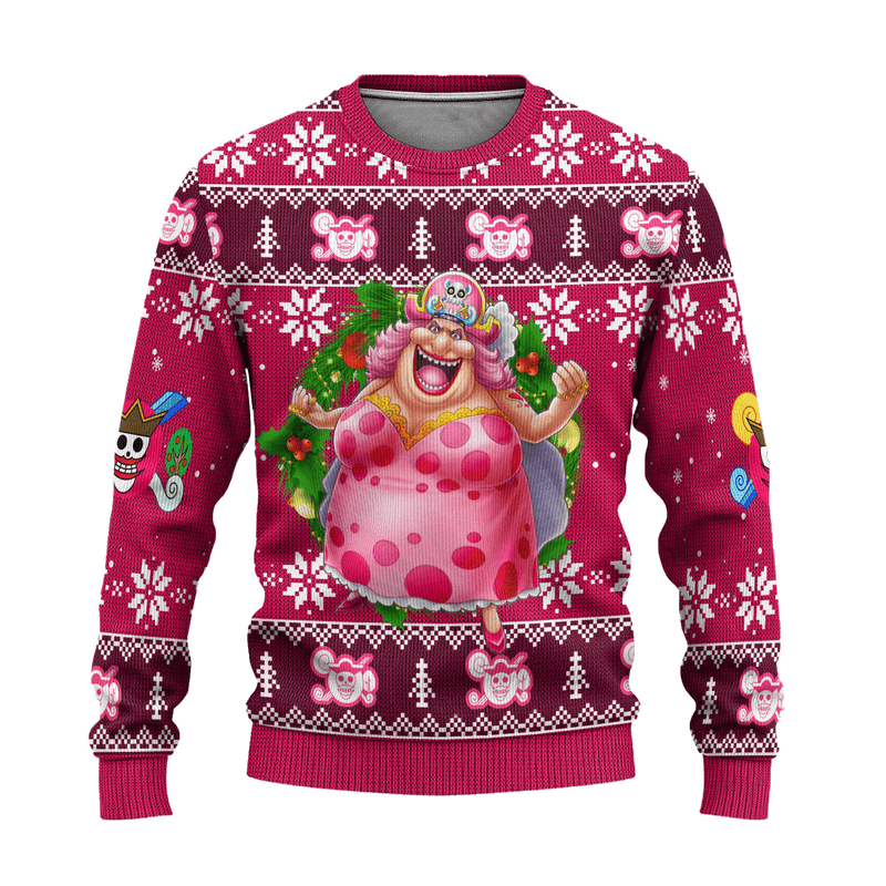 Charlotte Linlin One Piece Anime Ugly Christmas Sweater Xmas Gift Nearkii