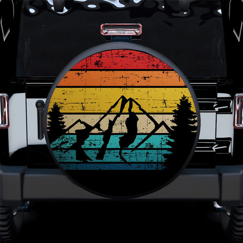 Style Mountains Vintage Camping Car Spare Tire Covers Gift For Campers Nearkii