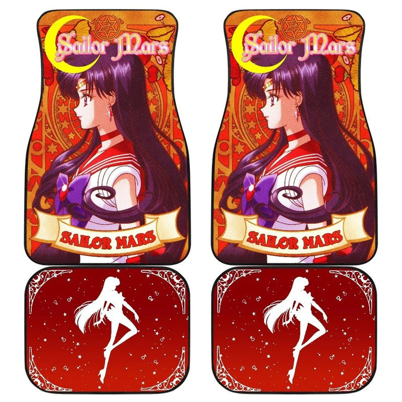 Sailor Mars Characters Sailor Moon Car Floor Mats Anime Car Accessories Nearkii