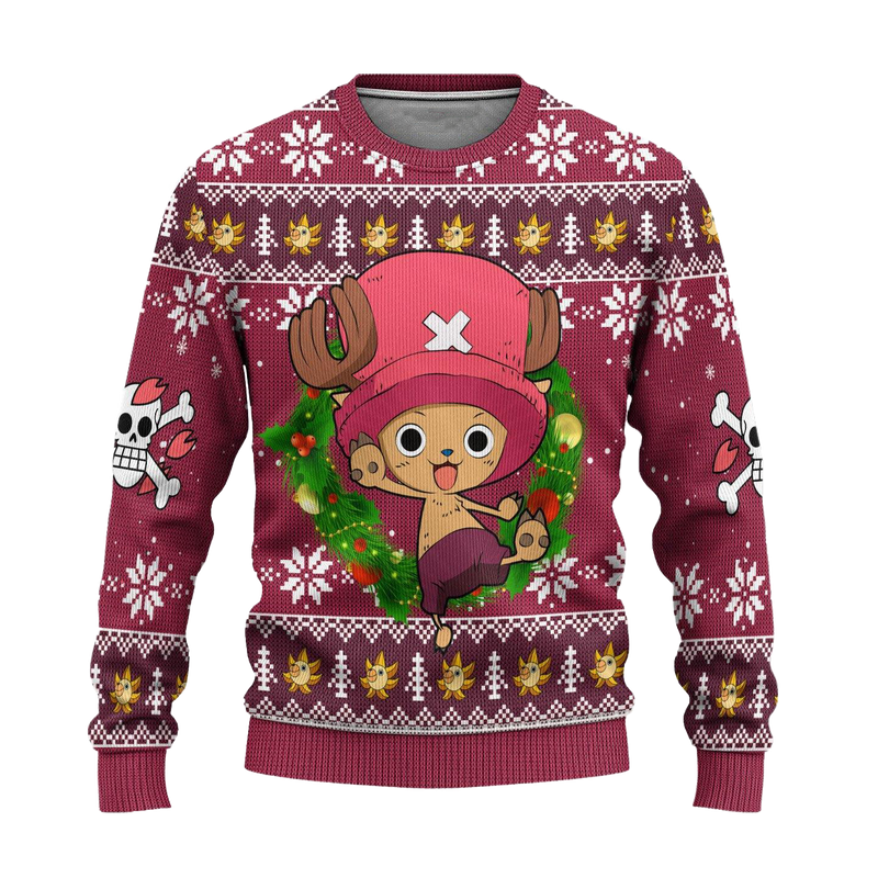 Chopper One Piece Anime Ugly Christmas Sweater Xmas Gift Nearkii