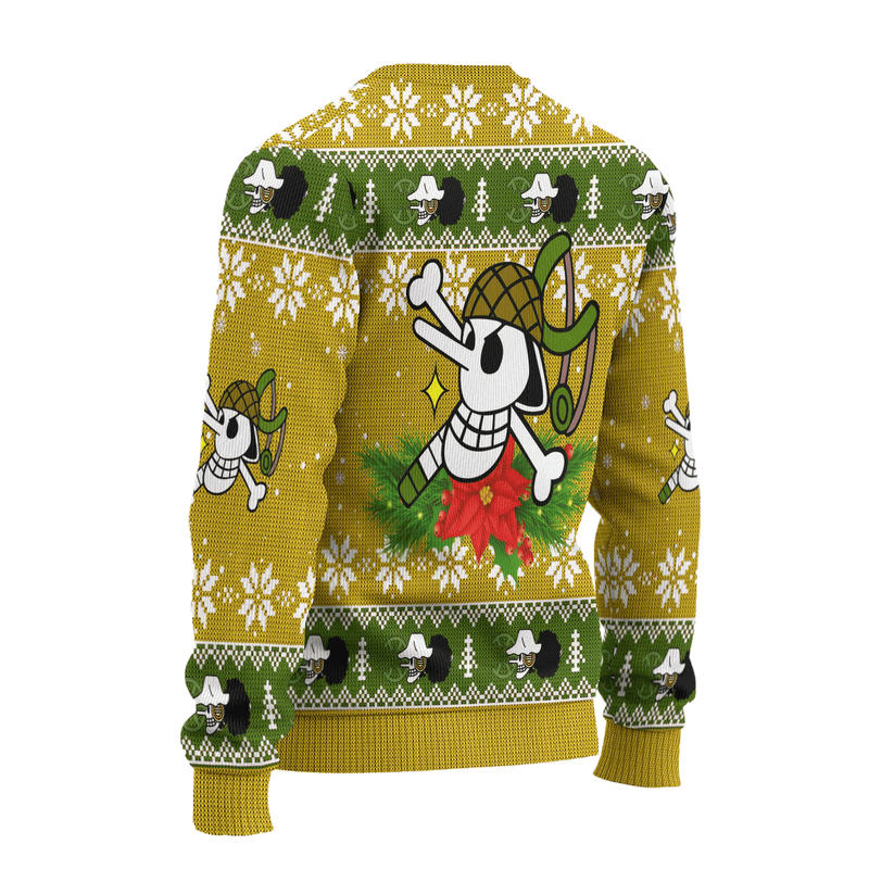 Usopp One Piece Anime Ugly Christmas Sweater Xmas Gift Nearkii