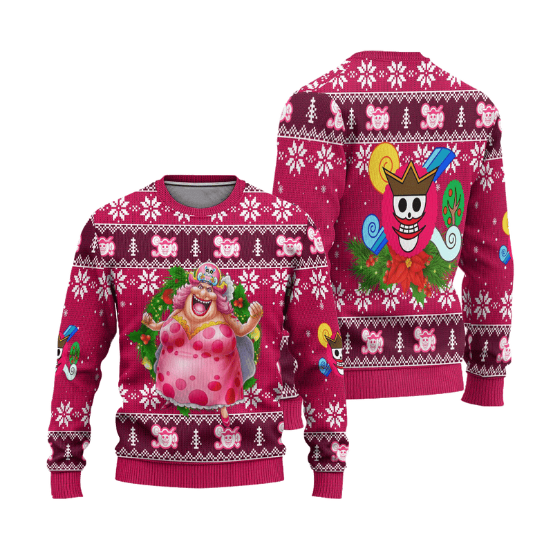 Charlotte Linlin One Piece Anime Ugly Christmas Sweater Xmas Gift Nearkii