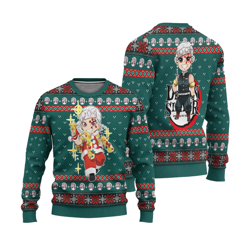 Tengen Uzui Demon Slayer Anime Ugly Christmas Sweater Xmas Gift Nearkii