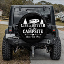 Life Is Better With Camping Jeep Car Spare Tire Cover Gift For Campers Nearkii