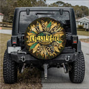 Sunflower Thankful Jeep Car Spare Tire Cover Gift For Campers Nearkii