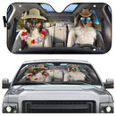 Shetland Sheepdog Car Auto Sun Shades Windshield Accessories Decor Gift Nearkii