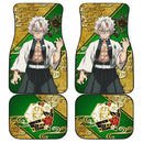 Demon Slayer Sanemi Shinazugawa Car Floor Mats Anime Car Accessories Nearkii